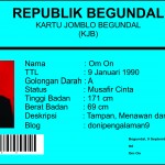 kartu begundal - donisaurus