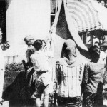 pengibaran bendera merah putih pertama