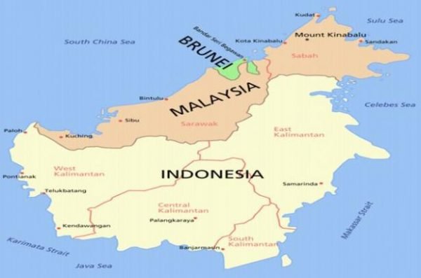 Negara asean yang berbatasan langsung dengan daratan indonesia adalah